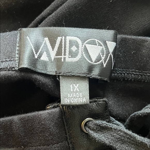 Dolls Kill Widow Lace-Up Corset Pants – Black (Size 1X) - Picture 5 of 6